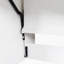 Lit simple extra-long blanc
