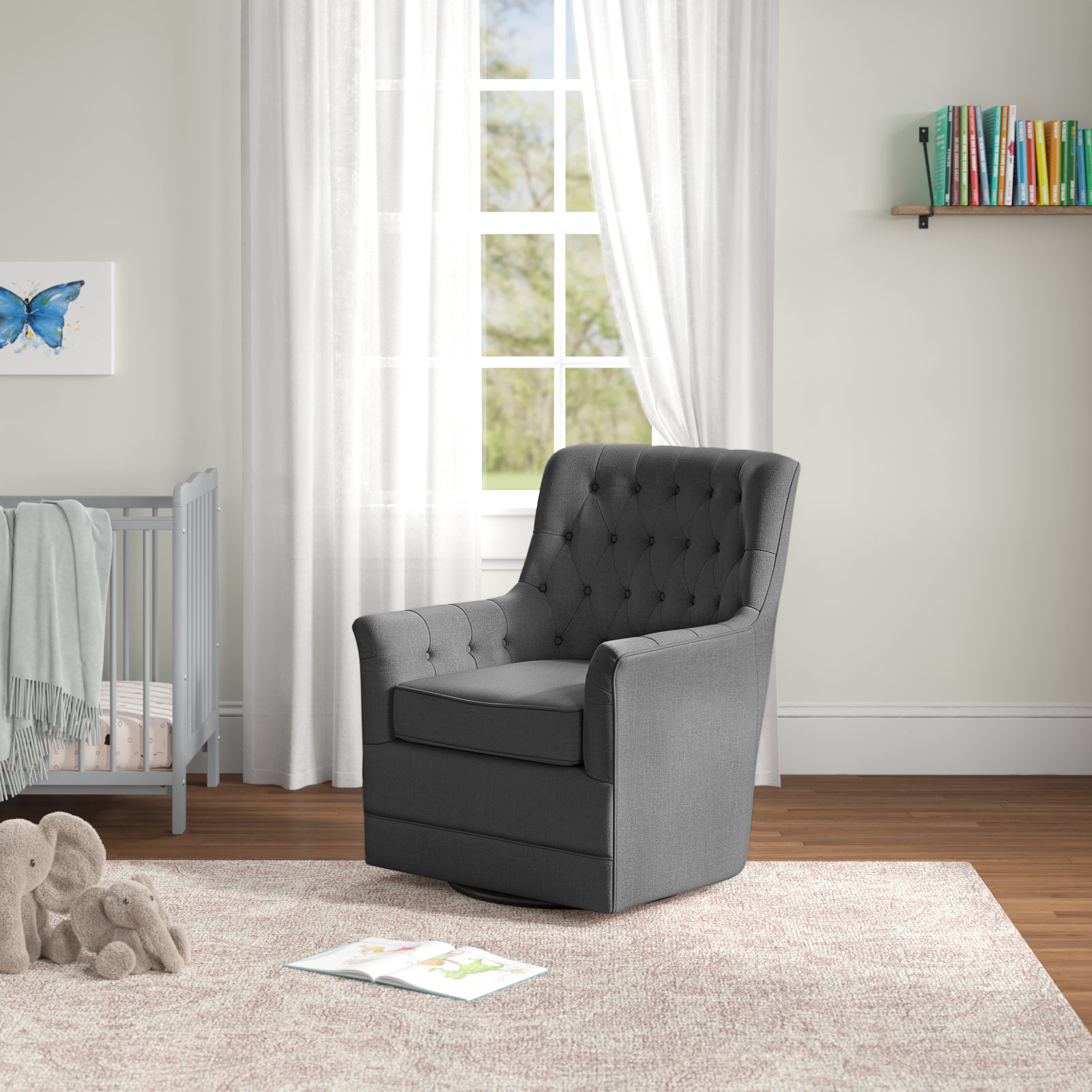 Graco harper outlet tufted rocker