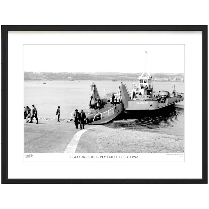 Pembroke Dock, Pembroke Ferry C1965 by Francis Frith - Single Picture Frame Print, 40cm H x 50cm W x 2.3cm D