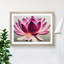 Mesmerising Lotus Flower - Framed Print-493907284-493907306