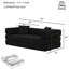 Canapé-lit convertible pliable avec dossier amovible-1553859531