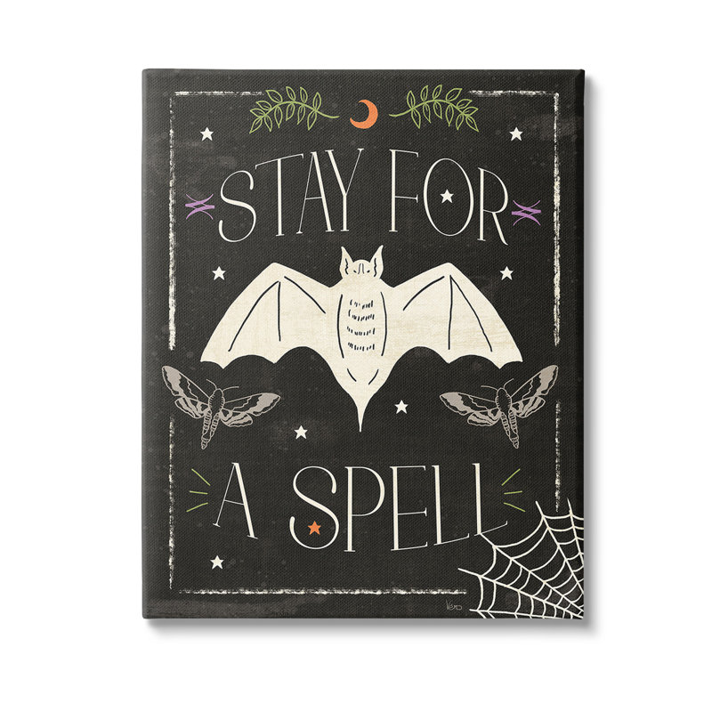 "Stay For A Spell Expression" par Veronique Charron sur toile, H 48 po x l 36 po