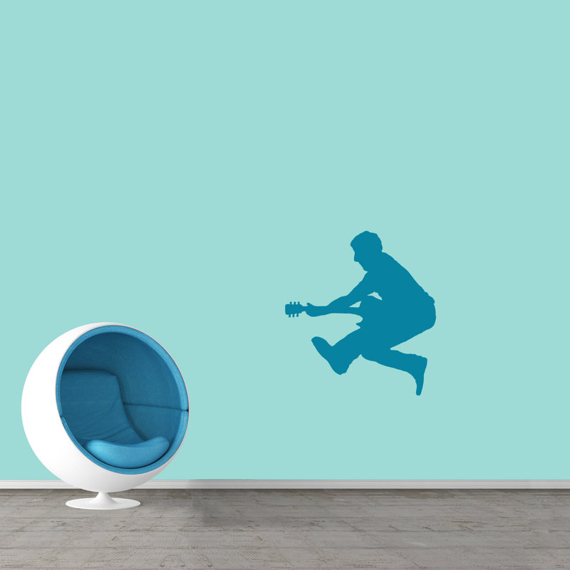 Gallucci Entertainment Non-Wall Damaging Wall Decal, Teal