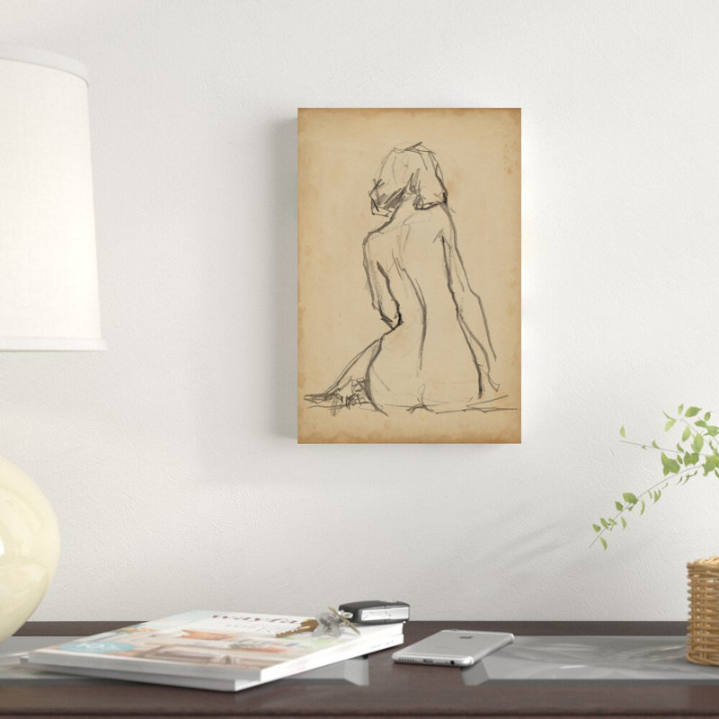 Lignes de figurine I, H 12 po x l 8 po