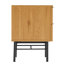 45cm W Metal Bedside Table