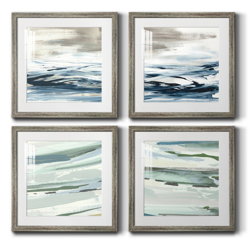 Cadre photo, ensemble de peintures sur papier