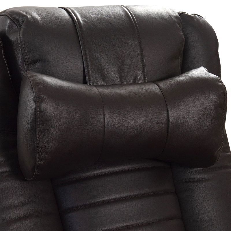 Leather/Suede Throw Pillow, Brown