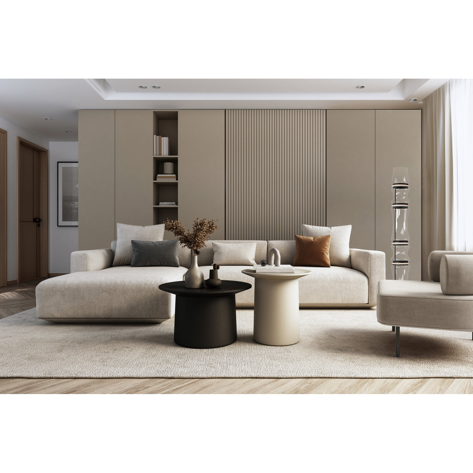 Poinsettia 62'' Dimmable LED Floor Lamp