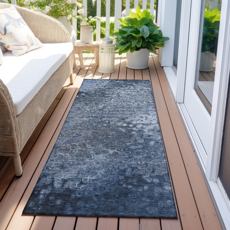 Tapis intérieur / extérieur Rosemond, Tapis de couloir 2 pi 3 po x 7 pi 6 po