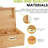 Bamboo Box With Combination Lock Decorative Box For Home Great Gift Choice Stash Storage Lockbox With Storage Jar, Tray, Resealable Bags And More
