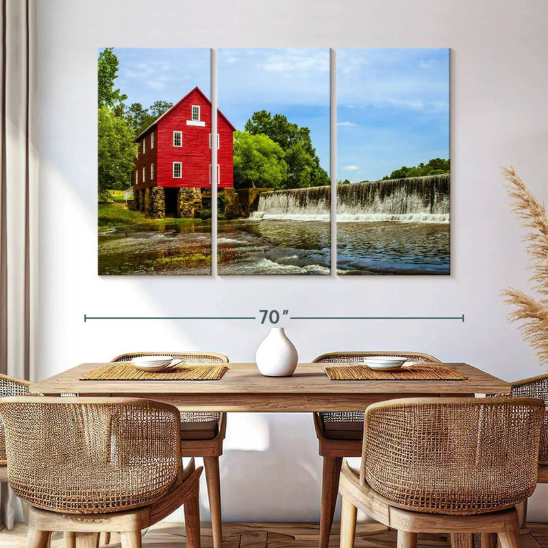 Lilie Starr's Mill, 42" H x 65" W