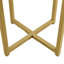  Metal Frame End Table,  Round Side Table