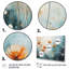 «Blue Dandelion Floral Symphony I», reproduction sur toile-1372837601-1372837531