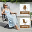 Ensemble repas 5 pièces pour l'extérieur avec 4 chaises pivotantes et table carrée en acier de 35,4 po-133653591-133653589