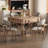 Solid Wood Multifunctional Dining & Mahjong Table with Heating Function for Chinese Rules