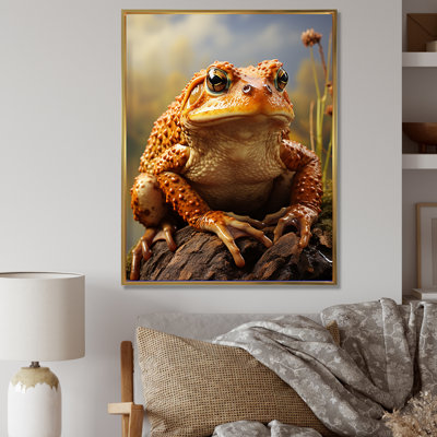 «Classic Frog Portrait I» sur toile