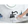 Centerset 2-handle Bathroom Faucet with Drain Assembly