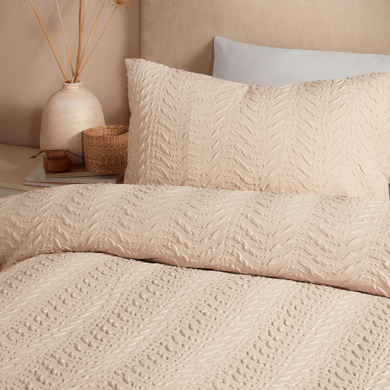 Polyester Geometric Duvet Cover Set with Pillowcases Included, Single Duvet Cover + 1 Standard Pillowcase