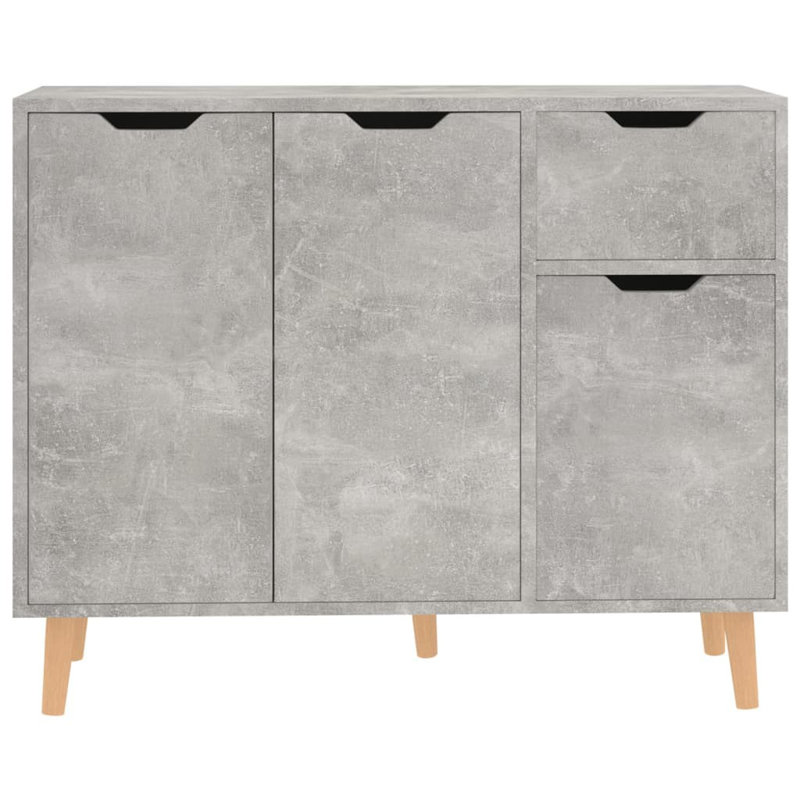 Cliffo 90cm Sideboard, Concrete Grey