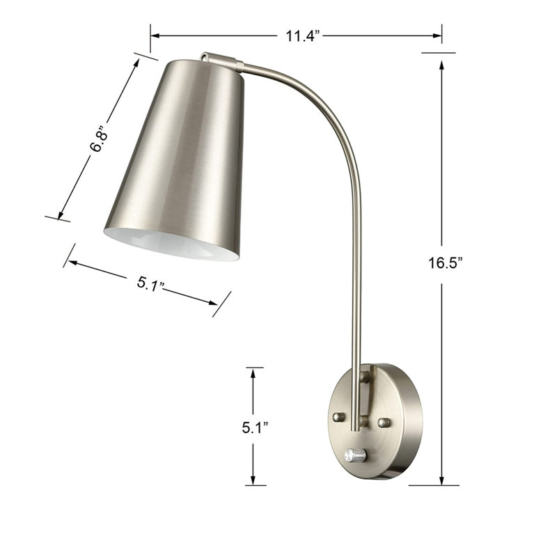 Inarah Plug-in Armed Sconce