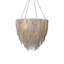 Extra Large Leather Fringe Flushmount Chandelier