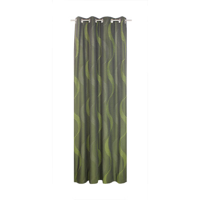 Pearson Eyelet Curtain, single panel, opaque