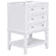 24" Bathroom Vanity With Sink, Bathroom Storage Cabinet With Drawer And Open Shelf, Solid Wood Frame