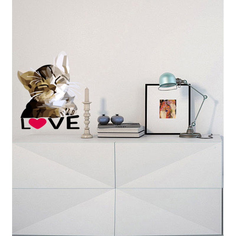 Animals Wall Decal, 10" H x 12" W