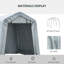 Abri d'auto portatif Outsunny-114929930-114929931