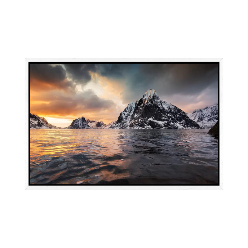 Calm Waters by Andreas Stridsberg - Gallery-Wrapped Canvas Giclée on Canvas, White Framed, 101.6 cm H x 66.04 cm W