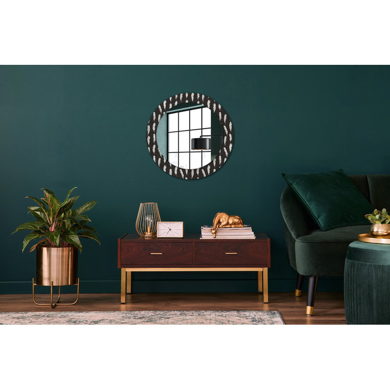 Huldar Glass Flat Wall Mirror