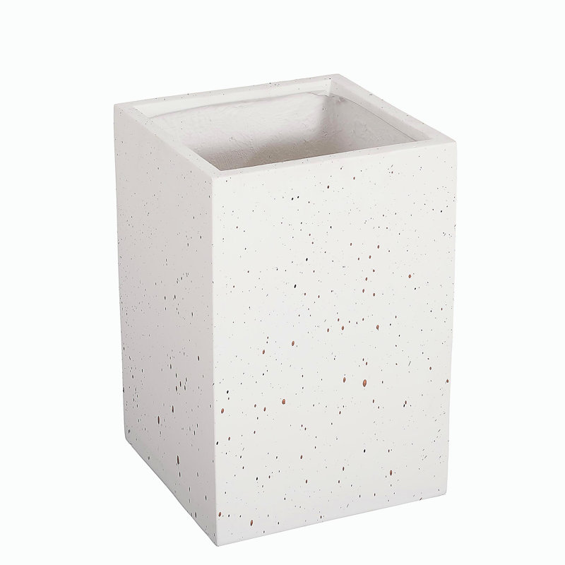 Handmade Rectangle Planter Box, 20''H, White