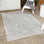 Tapis d'intérieur / extérieur gris clair / ivoire Highland
