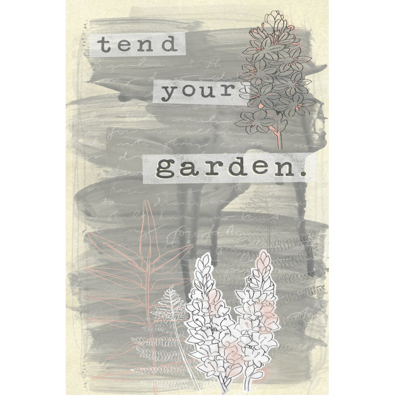 Garden Scrapbook V by June Erica Vess - Wrapped Canvas Print, 46cm H x 30cm W
