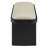Iver 43" Upholstered Wood Accent Bench In Black Flax