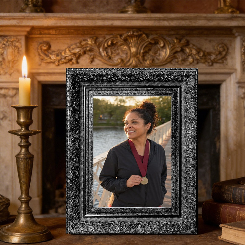 Cadre photo 8 "x 10" noir 1PC pour tablette de bureau