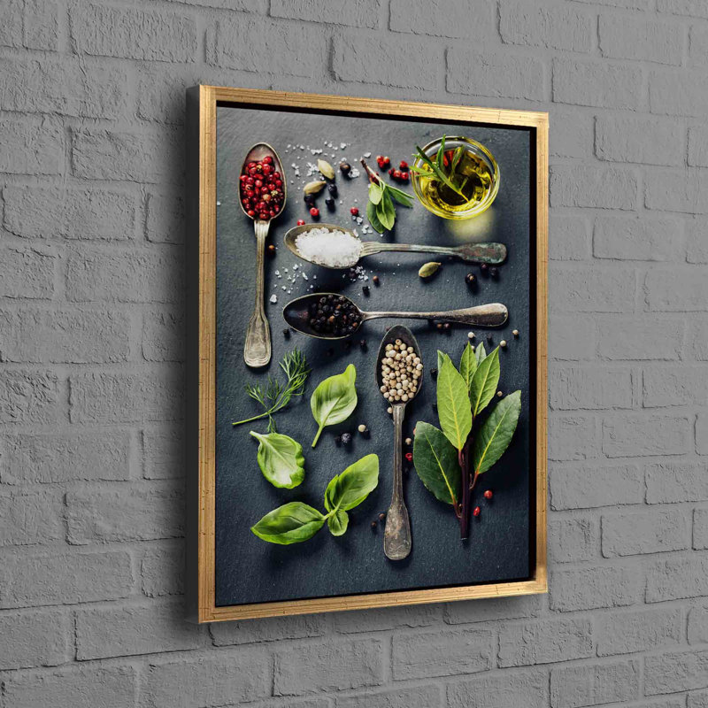 1 Piece Wall Art on Canvas, 30 cm H x 20 cm W, Framed Print without Mat, Gold
