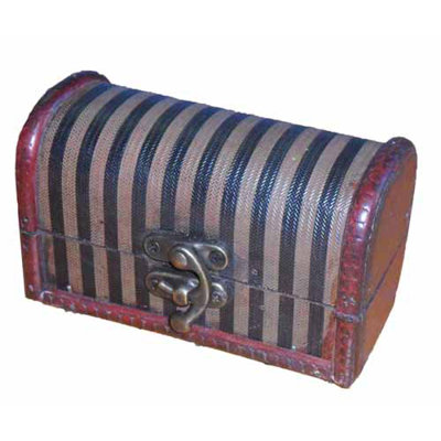 Faux Leather Decorative Trunk