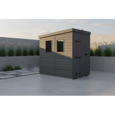 4x10 Pent Composite Shed