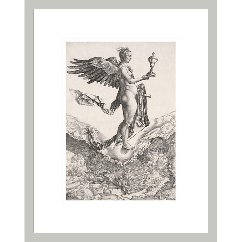Nemesis by Albrecht Dürer -Framed Giclee Print, 16.75" H x 13.33" W