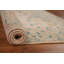 Tapis beige en laine noué à la main de conception unique 2 pi 10 po x 3 pi 9 po New Age