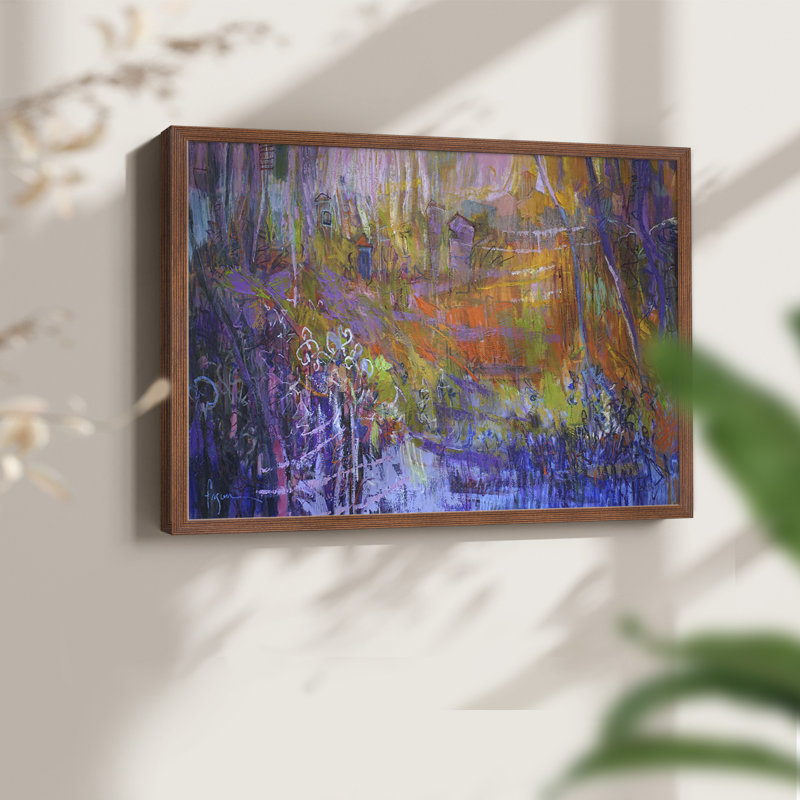 Nocturn in the Secret -Framed Print - Restickable, Noyer, H 22 po x l 28 po