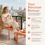 Ensemble de mobilier de patio 3 pièces Summer - 2 chaises de salle à manger en PP d'extérieur avec table basse, ensemble de sièges de balcon et de cour arrière toutes saisons, conception empilable moderne, sans chaises d'assemblage, orange-130595242