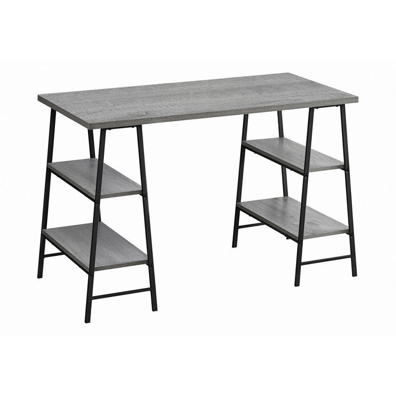 Bureau d'ordinateur, Gris / Noir
