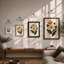Two Flowering Blooms Botanical - Framed Print-1358154112-1358154115