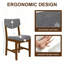 Ensemble de mobilier de salle à manger 5 pièces Minimalist Rustic-312300653