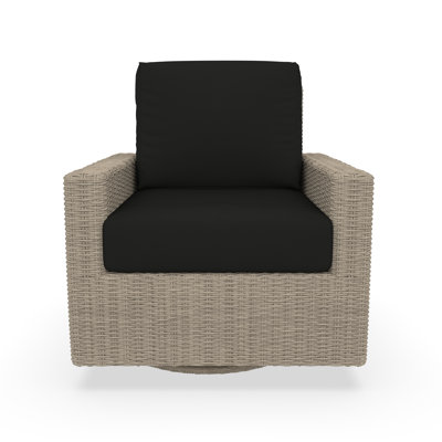 Outdoor Swivel Chair With Sunbrella Cushions by Birch Lane