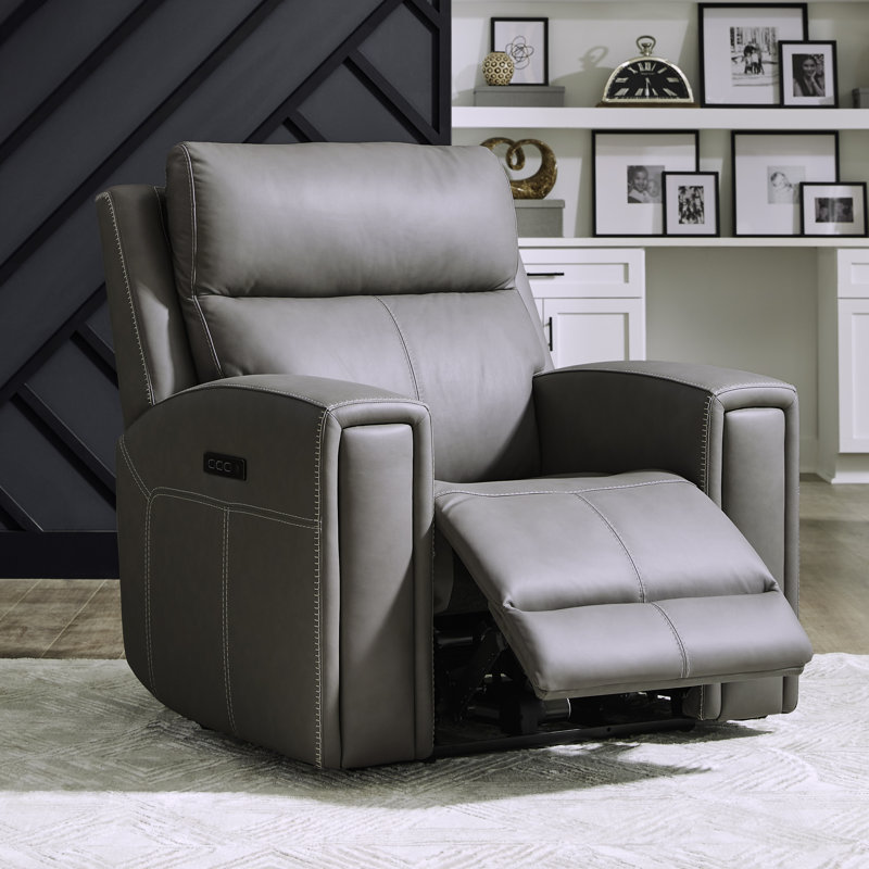 Fauteuil inclinable électrique Anjelia Zero avec ports USB, Gris