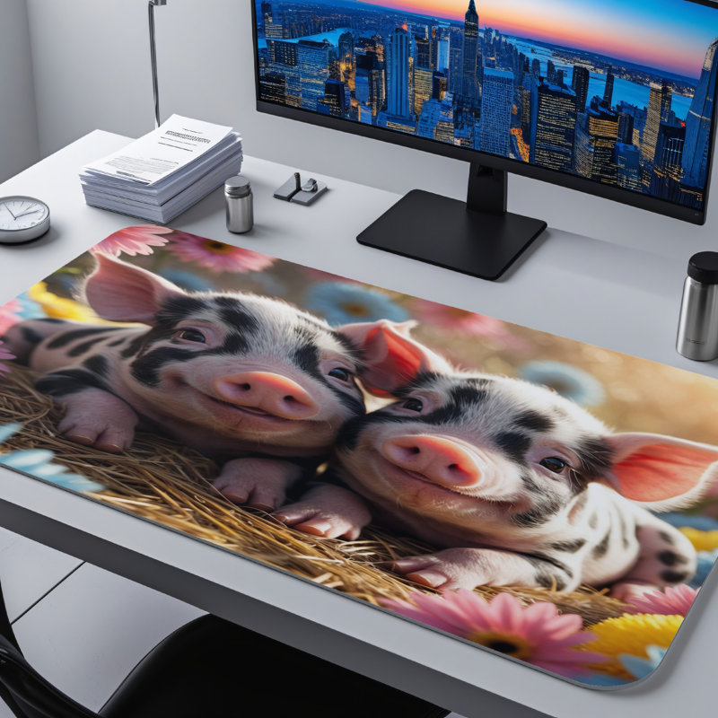 Polyester Desk Pad, 23.6x13.8