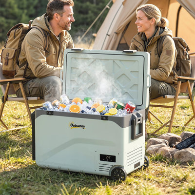 Outsunny Mini Fridge